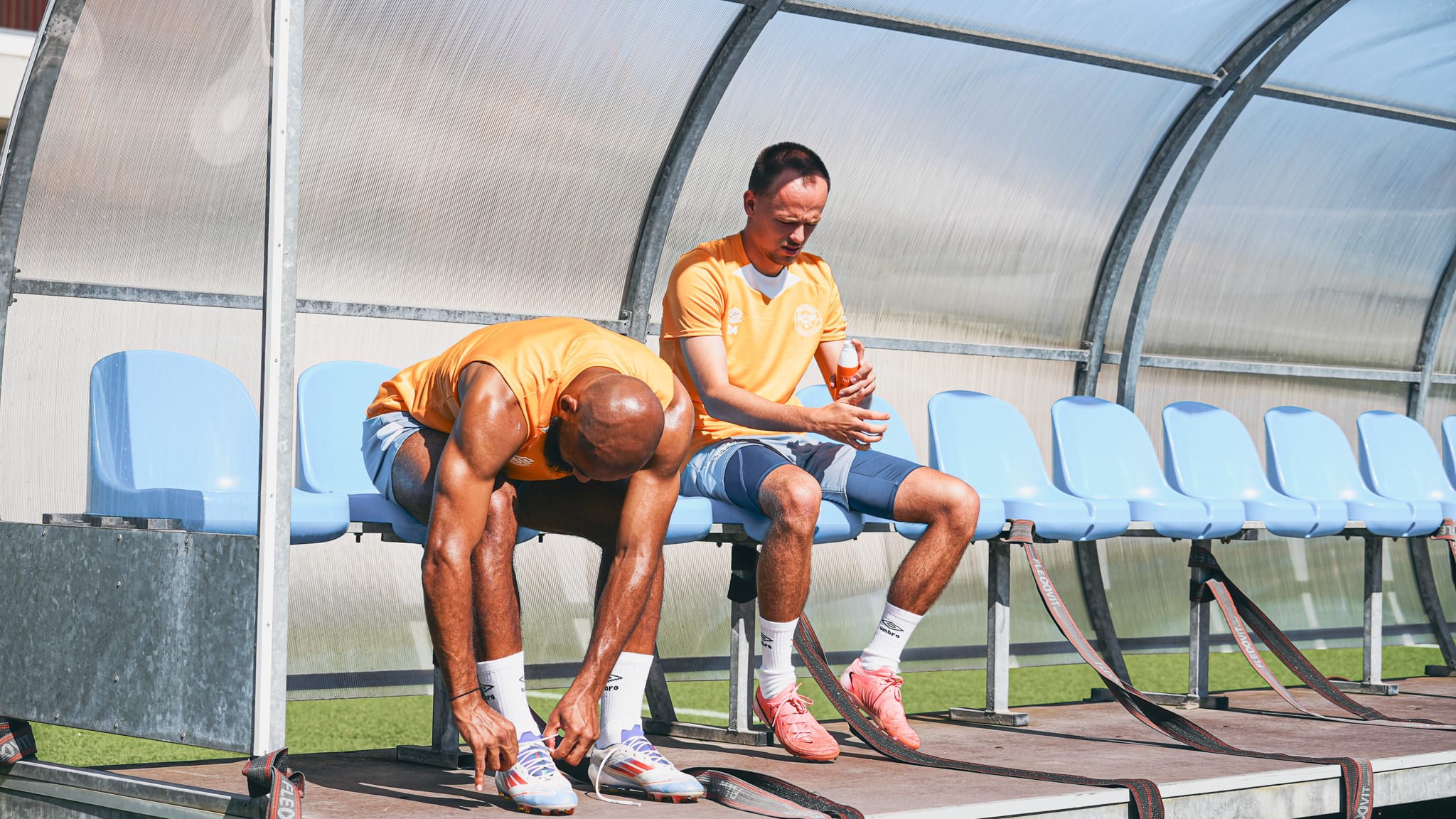Bryan Mbeumo and Mikkel Damsgaard
